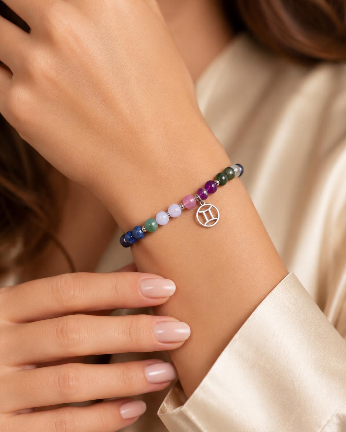 Brățară Talisman Gemeni – Bijuterie Astrologică ♊