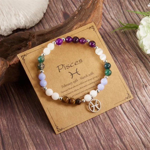 Brățară Talisman Pești – Bijuterie Astrologică ♓