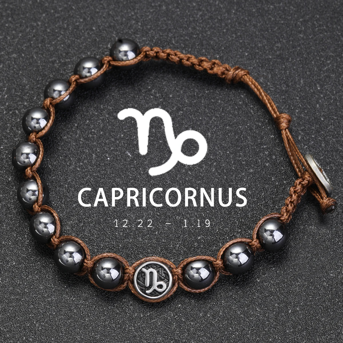 Brățară Talisman Zodiac pentru Bărbați – Piatră Vulcanică Naturală & Noroc 8mm