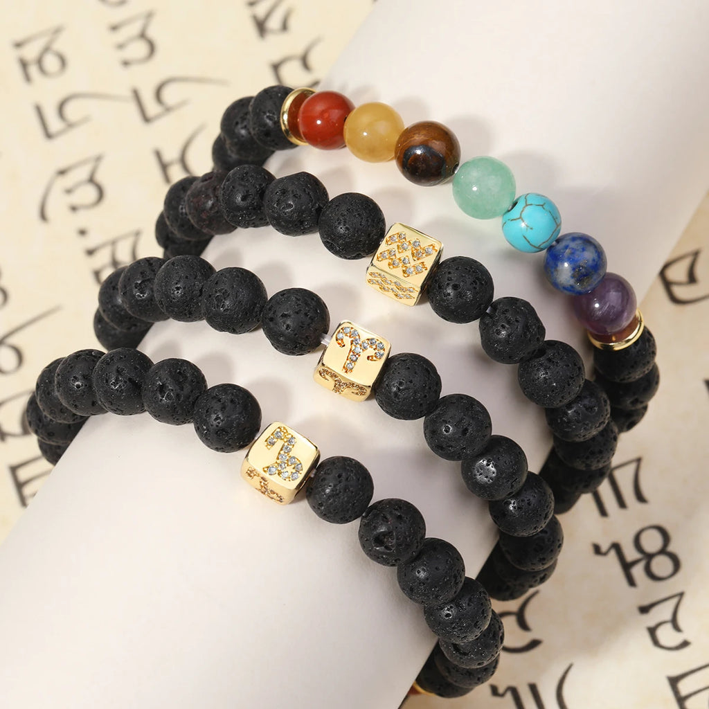 Brățară Talisman 7 Chakre & Zodiac – Piatra care Vindecă, Protejează & Aduce Noroc