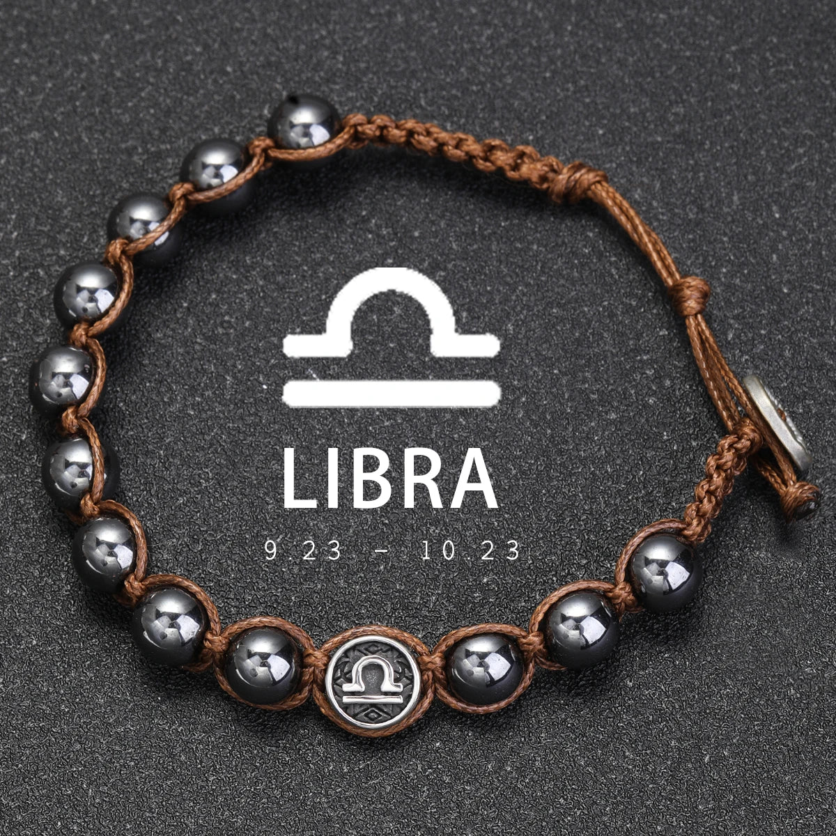 Brățară Talisman Zodiac pentru Bărbați – Piatră Vulcanică Naturală & Noroc 8mm