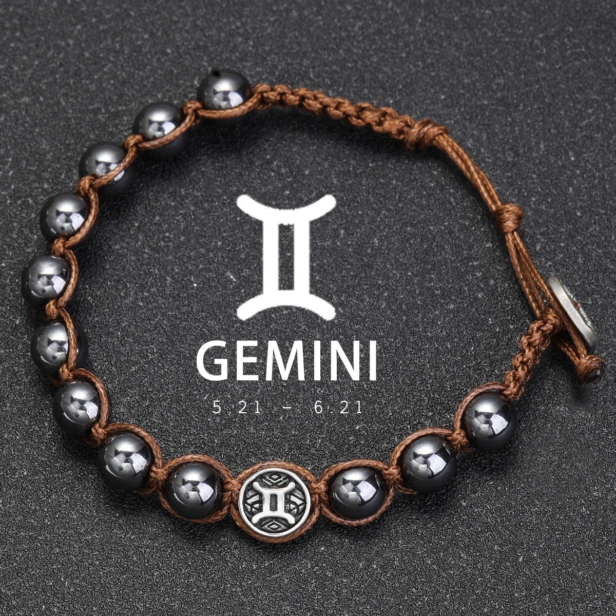 Brățară Talisman Zodiac pentru Bărbați – Piatră Vulcanică Naturală & Noroc 8mm