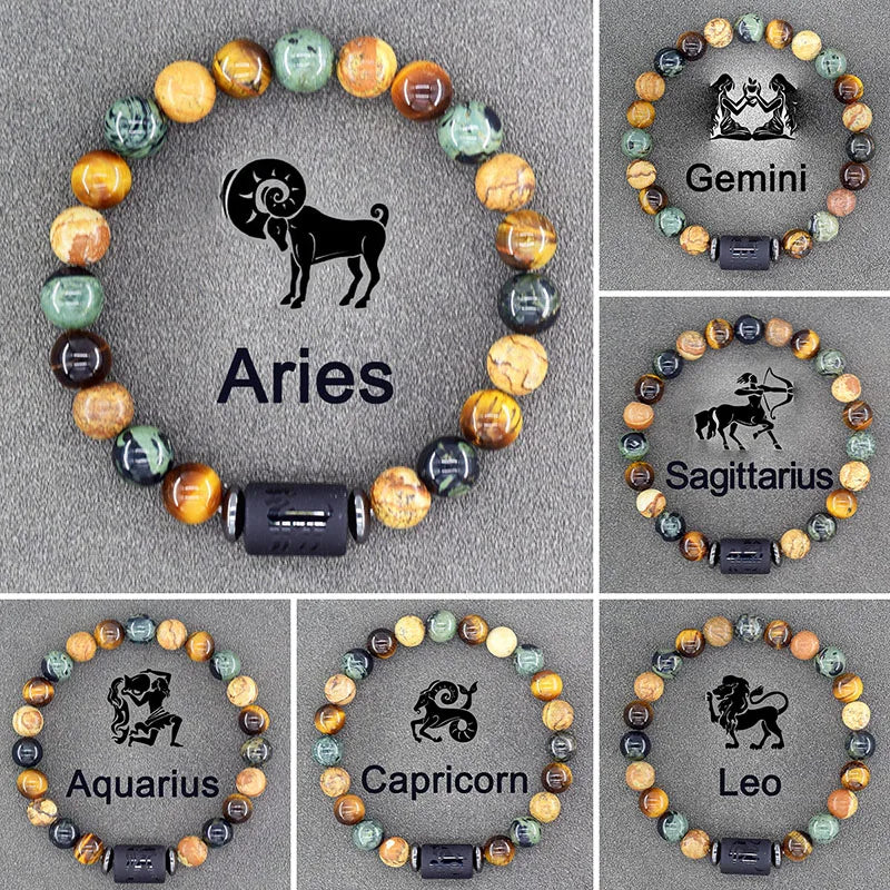 Brățară Talisman Zodiac Constelații – Pietre Naturale & Energie Cosmică | Cadou Unic