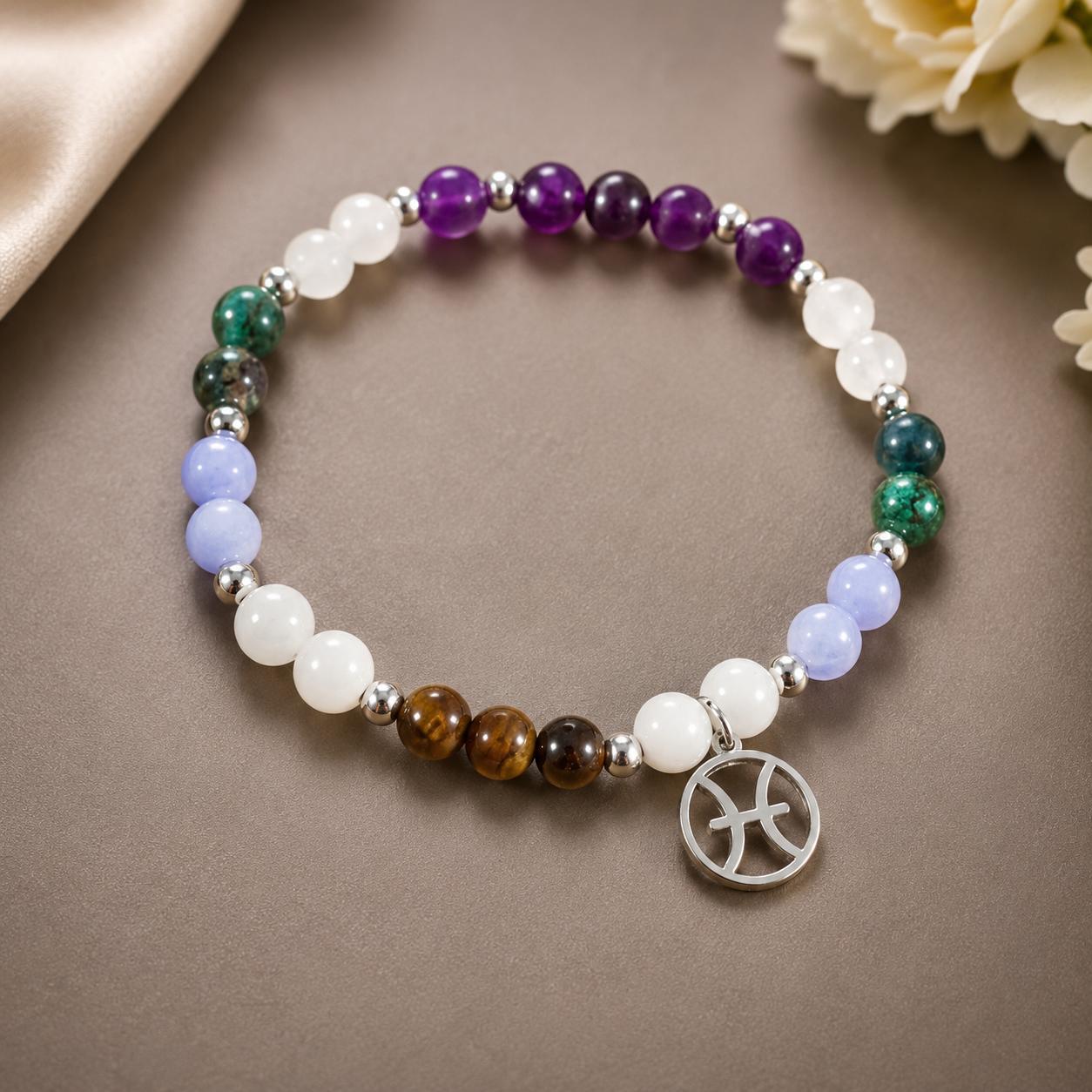 Brățară Talisman Pești – Bijuterie Astrologică ♓