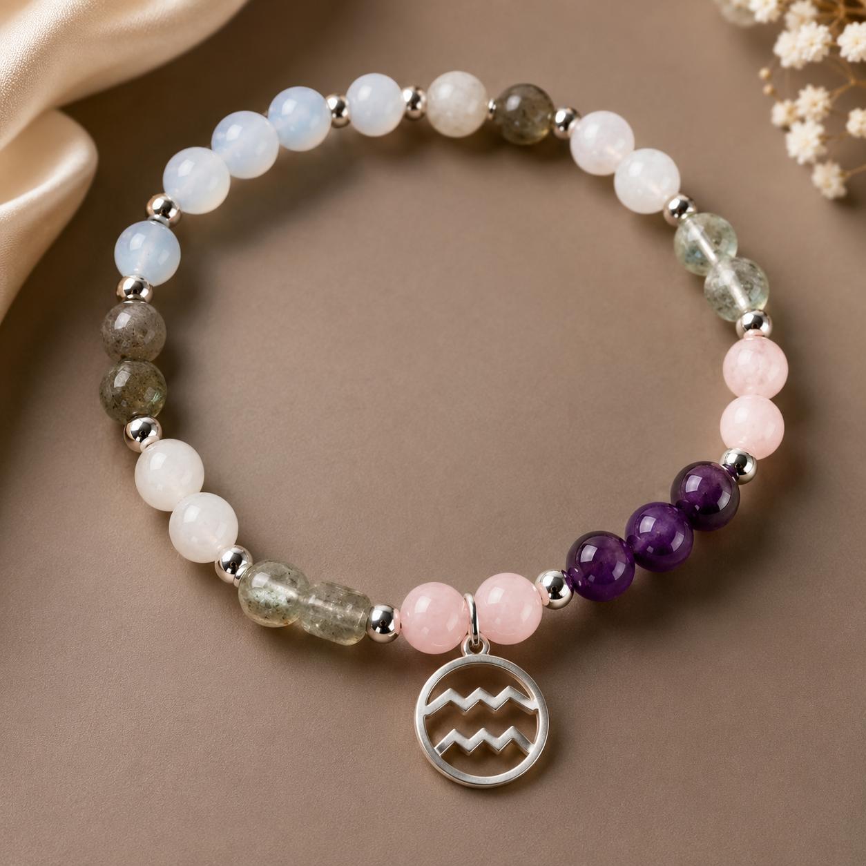 Brățară Talisman Vărsător – Bijuterie Astrologică ♒
