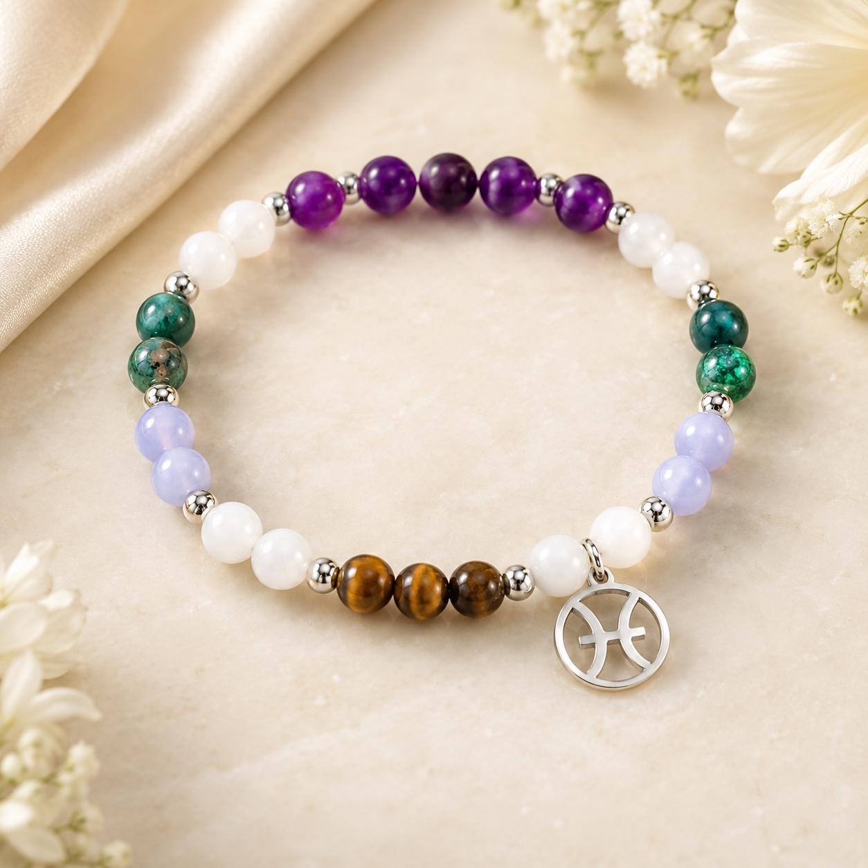 Brățară Talisman Pești – Bijuterie Astrologică ♓
